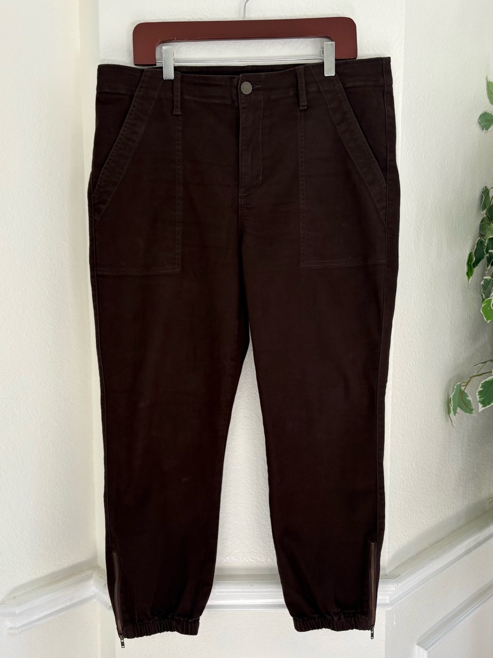 CAbi Compass Dark Brown Capri Pants